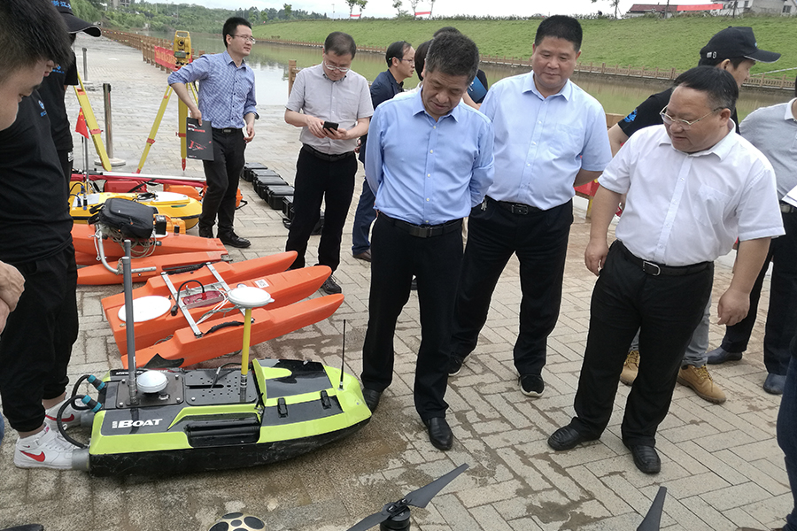 中海达为水文应急监测演练提供设备支持